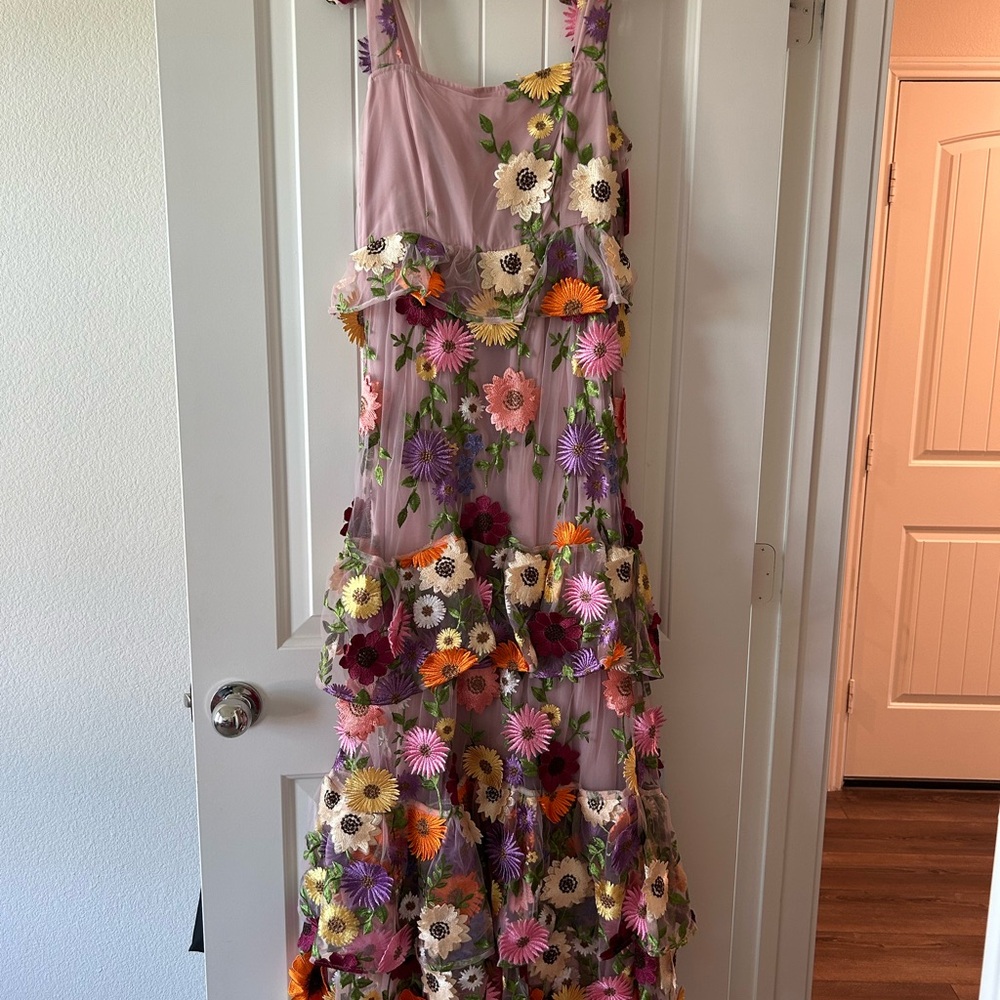 Buddy Love Pink and Purple Maxi Dress